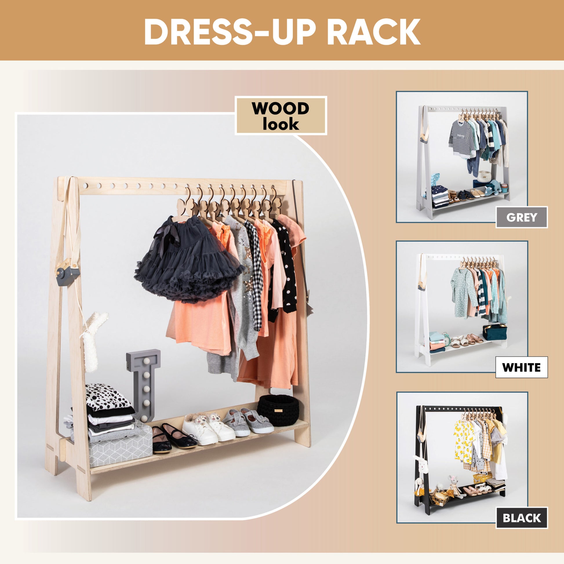 Toddlers Clothing Rack for Hangers ver 2